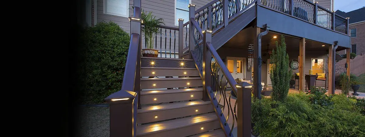 trex deck lighting installation