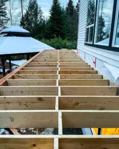 bracing in deck