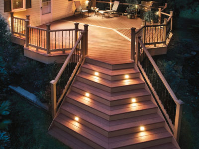 Distinctive Trex composite stairway