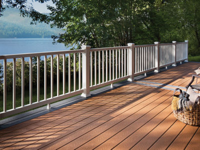 Composite decks for lakeside living by XMT Construction