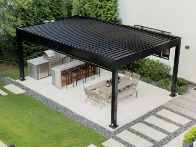 azenco, pergola, deck cover