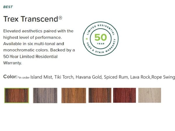 trex-decking-brand trex decking brands