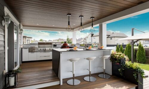SG-PUR75 Custom designed outdoor kitchen and summer kitchen