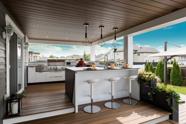 SG-PUR75 Custom designed outdoor kitchen and summer kitchen